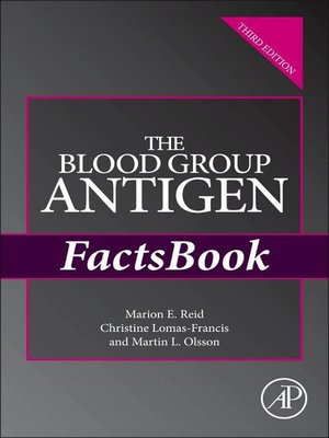 cover image of The Blood Group Antigen FactsBook